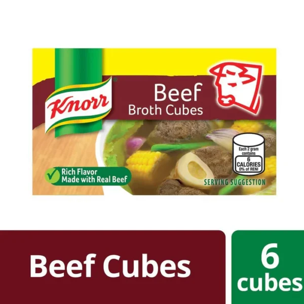 Knorr Beef Cubes 6 Cubes - 60g